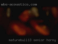 Maturebull13 senior horny swingers